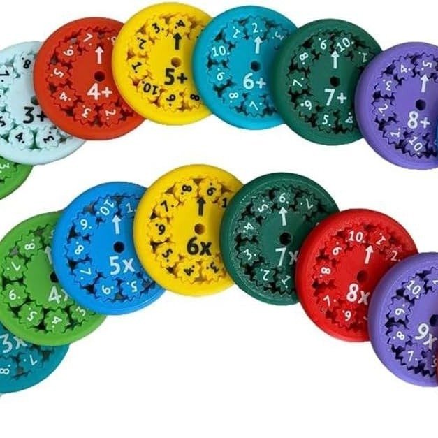 MATH FIDGET SPINNERS 9 - piece math fidget spinner teaching enlightenment toy - KIWI UNIVERS