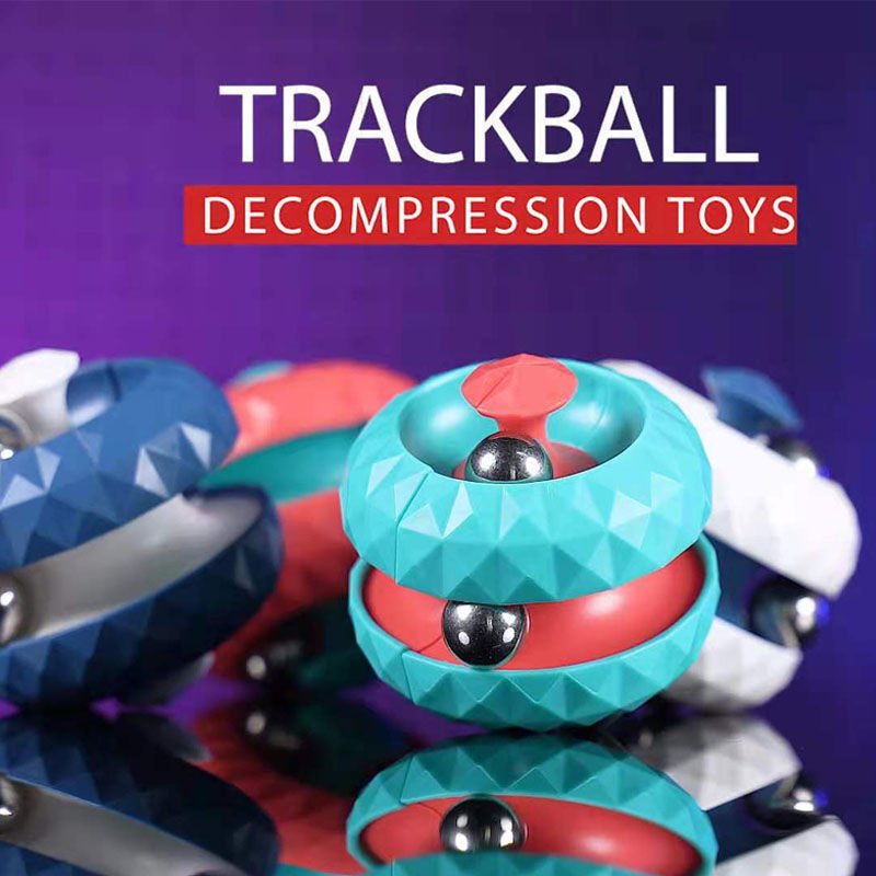 Diamond Pattern Ball Track Gyroscope Magic Cube Decompression Toys Decompression Fingertip Marbles Gyroscope Magic Cube - KIWI UNIVERS