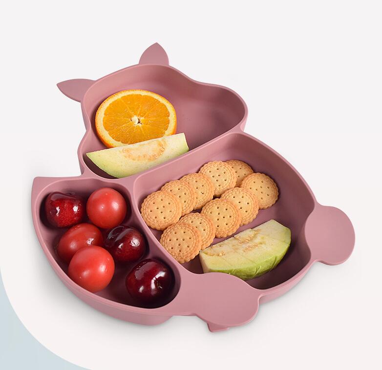 Vaisselle Silikon Enfant : Assiette et Couverts - KIWI UNIVERS