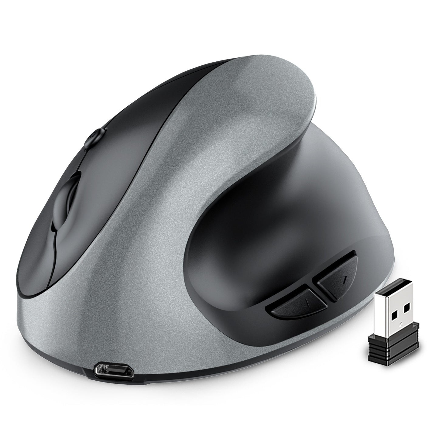 Vertical vertical grip rechargeable silent wireless anti mouse hand designer drawing office creative ergonomic mouse - KIWI UNIVERS
