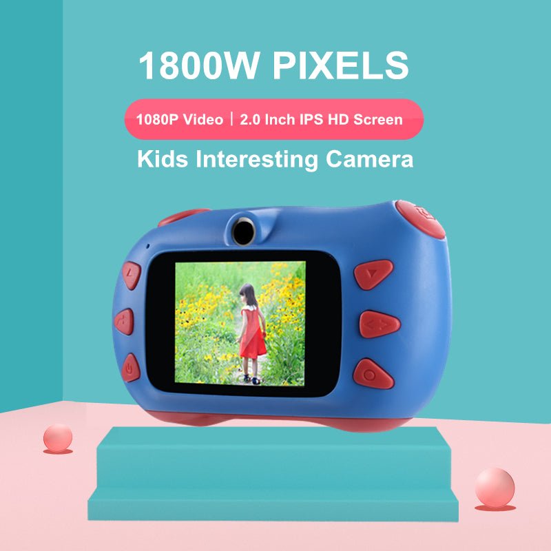 New Cute Fashion Children Digital Camera Can Take Pictures Can HD Video Mini SLR Interest Training Toy Gift - KIWI UNIVERS