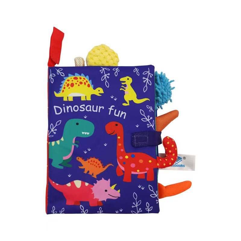 Baby toys three - dimensional cloth books that cannot be torn apart washable children's enlightenment baby ringing paper books - KIWI UNIVERS