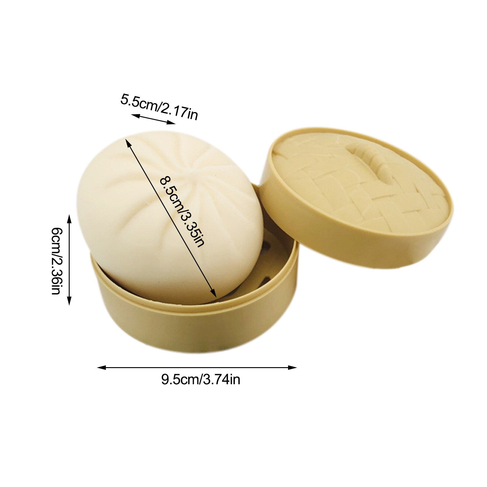 Stress Relief Toy Decompression Sensory Fidget Toy Unzip Toy Steamed Stuffed Bun Simulation Fidget Toy Set - KIWI UNIVERS