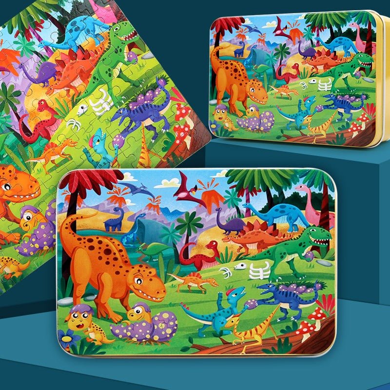 Puzzle en Bois 100 Pcs pour Enfants - KIWI UNIVERS