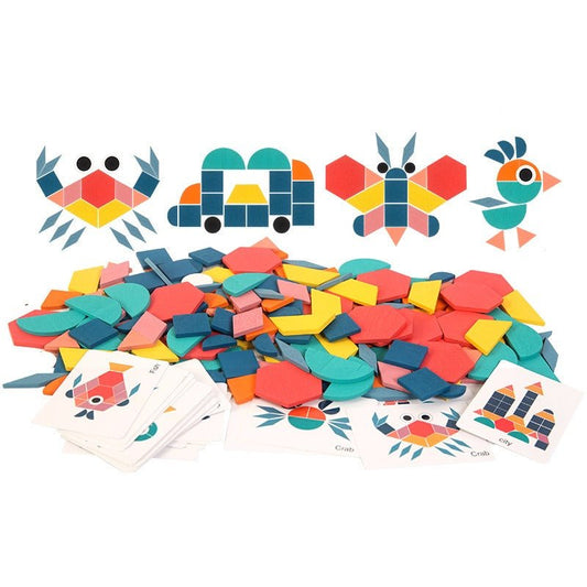 Puzzle géométrique éducatif - KIWI UNIVERS