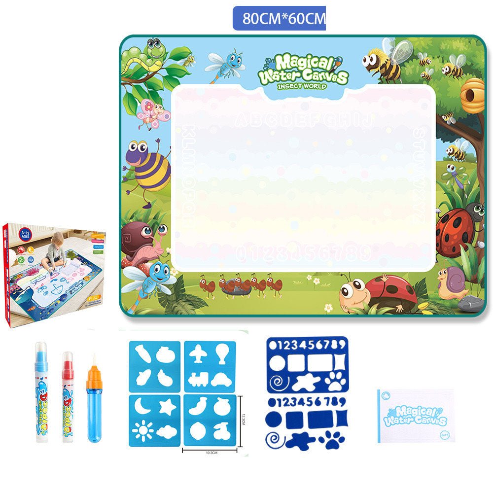 Water Doodle Mat Kids Toys Reusable Painting Writing Doodle Water Color Drawing Board Toddlers Preschool Education Toys - KIWI UNIVERS