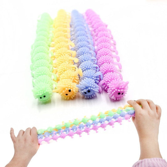 1pc 16 Knots Caterpillar Relieves Stress Toy Physiotherapy Releases Stress Fidget Toys Personalized Gift Juguetes Toys For kids - KIWI UNIVERS