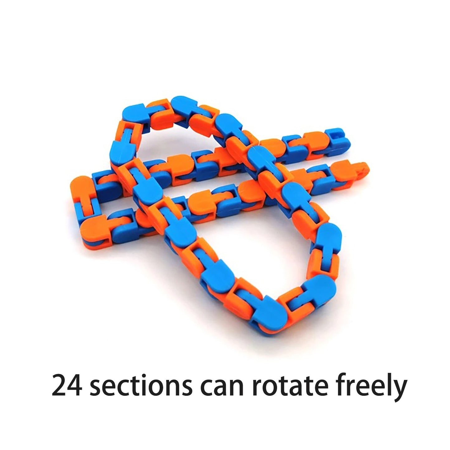 Bicycle chain track decompression toy Fidget pressure toy for 24 children / students with autism and ADHD - KIWI UNIVERS