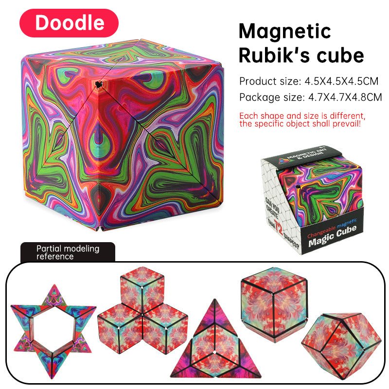 Variety Rubik's Cube Stress Relief Toy Geometry 3b Infinite Rubik's Cube Children's Educational Toy - KIWI UNIVERS