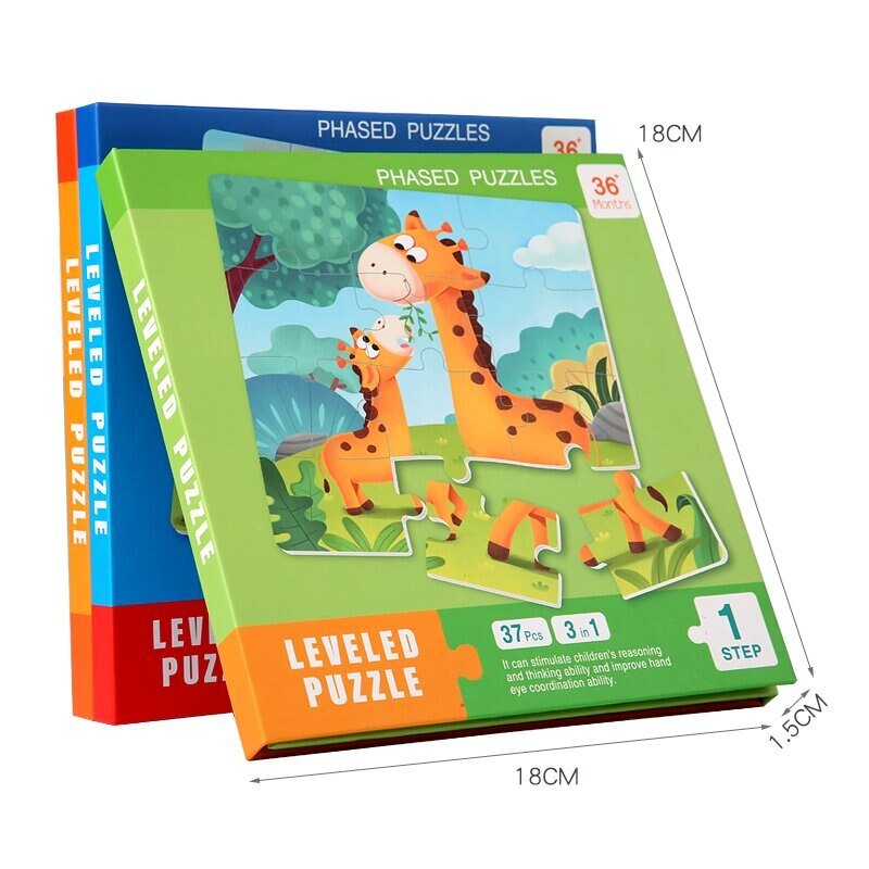 Children's Progressive Puzzle Magnetic Puzzle Young Magnetic Early Education Kindergarten 3 To 6 Years Old Boys And Girls Toys - KIWI UNIVERS