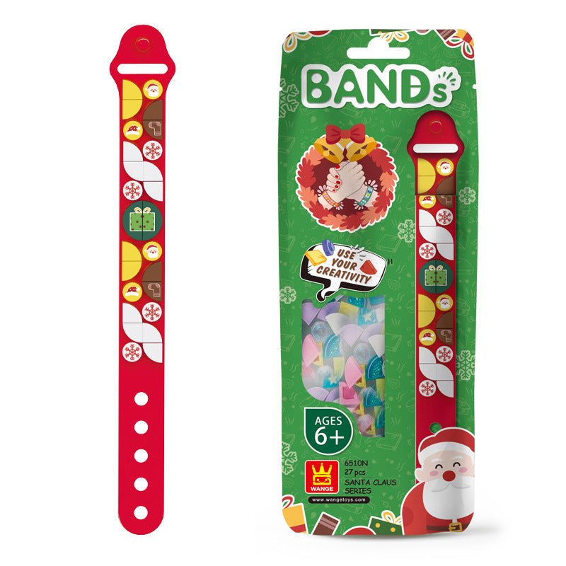Children's DIY Toys Christmas Fun Puzzle Bracelet Small Particle Bagged Building Blocks Children's Christmas Gifts - KIWI UNIVERS