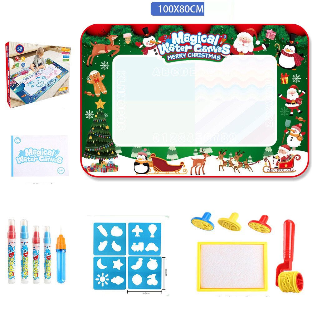 Water Doodle Mat Kids Toys Reusable Painting Writing Doodle Water Color Drawing Board Toddlers Preschool Education Toys - KIWI UNIVERS