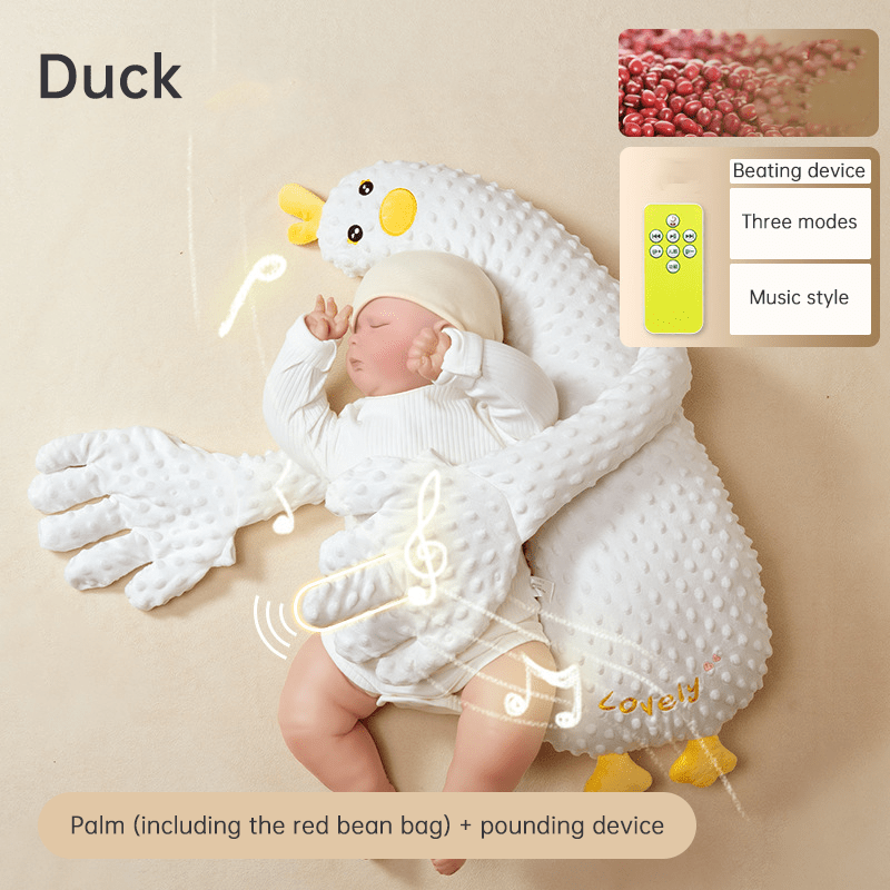 Babycare Soothing Sleep Aid: Anti - Moros Reflex Pillow and Patting Toy - KIWI UNIVERS