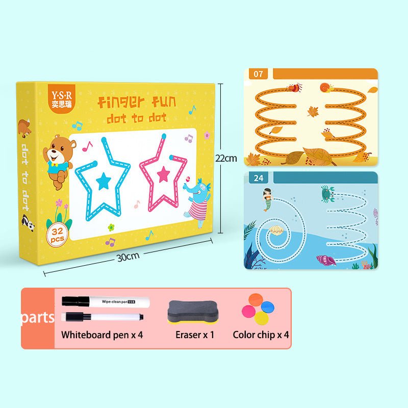 Pen Control Training Word Practice Post Concentration Training Drawing Tracing Logic Thinking Puzzle Early Education - KIWI UNIVERS