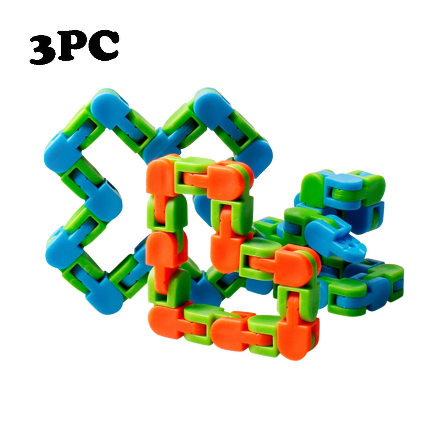 Bicycle chain track decompression toy Fidget pressure toy for 24 children / students with autism and ADHD - KIWI UNIVERS