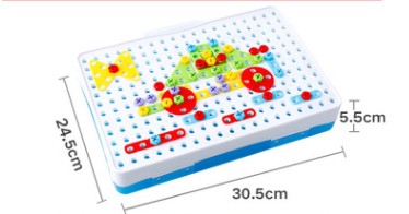 Puzzle electric drill nut disassembly table children's hands-on DIY disassembly three-dimensional plastic electric nut toy