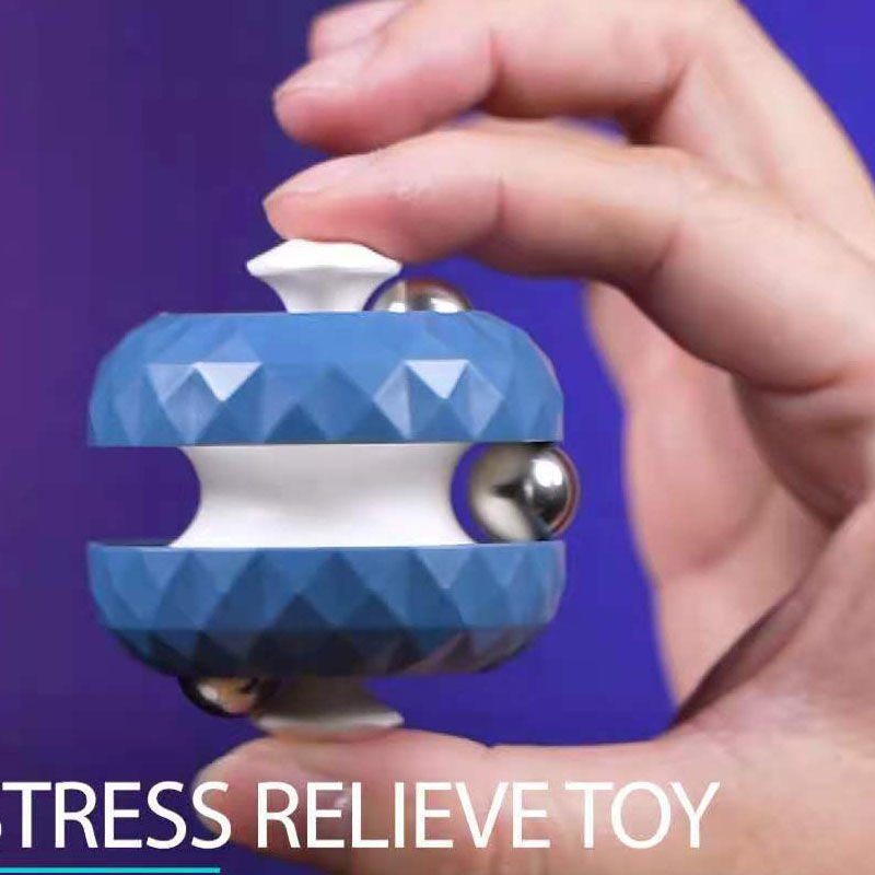 Diamond Pattern Ball Track Gyroscope Magic Cube Decompression Toys Decompression Fingertip Marbles Gyroscope Magic Cube - KIWI UNIVERS