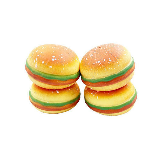 Creative Decompression Burger To Vent Tofu Ball Food Bread Slow Rebound Decompression Pinch Music Toy - KIWI UNIVERS
