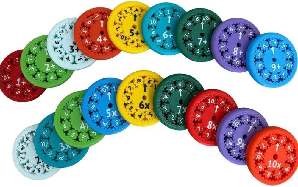 MATH FIDGET SPINNERS 9 - piece math fidget spinner teaching enlightenment toy - KIWI UNIVERS