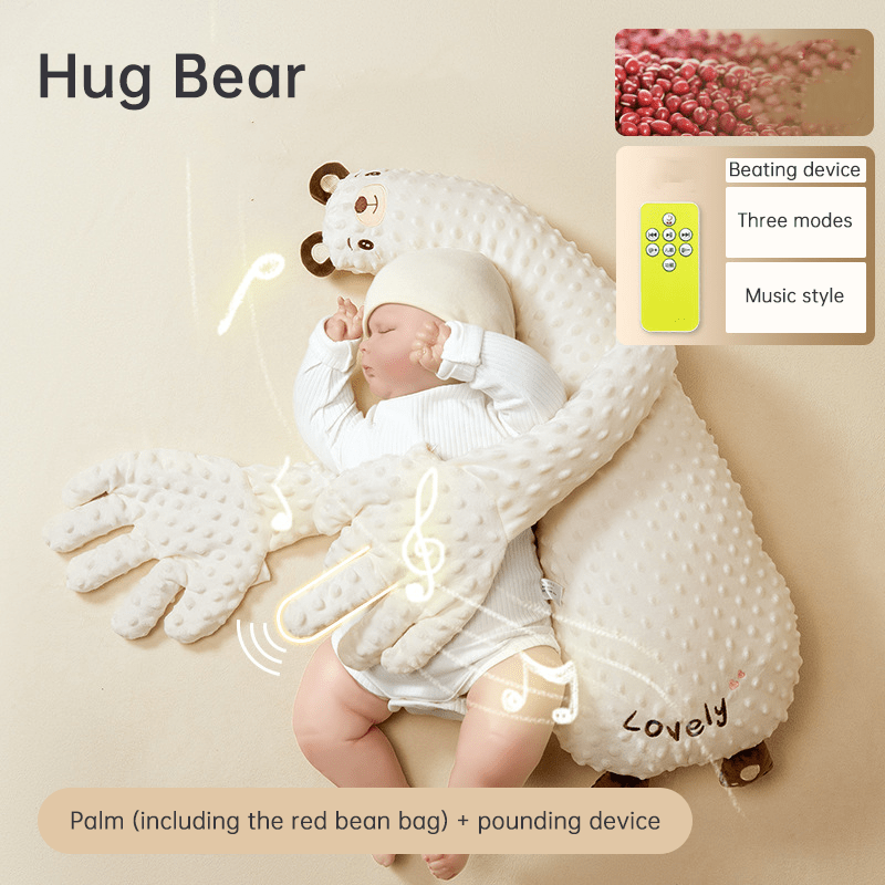 Babycare Soothing Sleep Aid: Anti - Moros Reflex Pillow and Patting Toy - KIWI UNIVERS