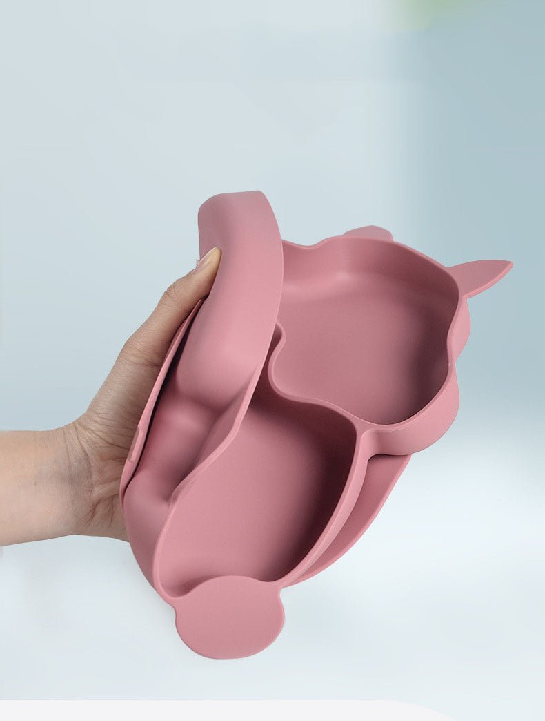 Vaisselle Silikon Enfant : Assiette et Couverts - KIWI UNIVERS