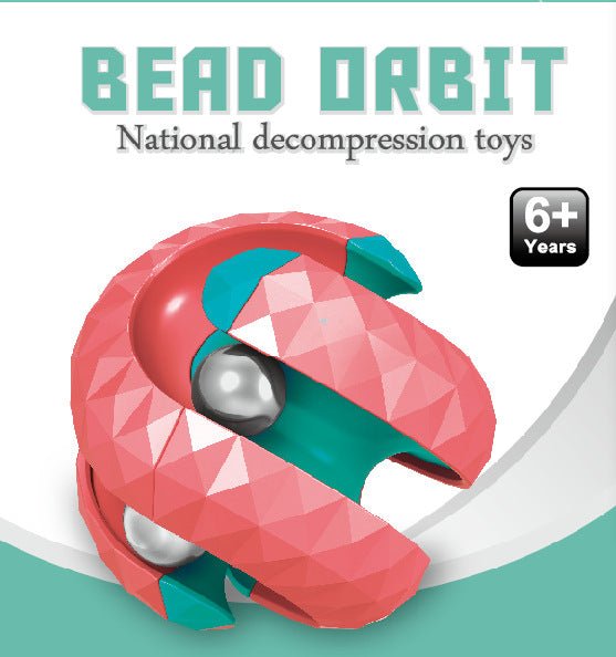 Diamond Pattern Ball Track Gyroscope Magic Cube Decompression Toys Decompression Fingertip Marbles Gyroscope Magic Cube - KIWI UNIVERS