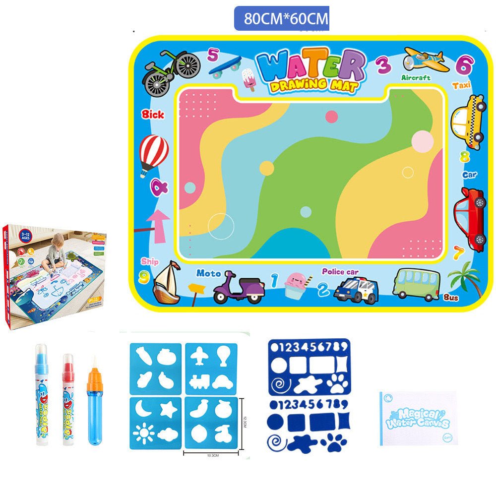 Water Doodle Mat Kids Toys Reusable Painting Writing Doodle Water Color Drawing Board Toddlers Preschool Education Toys - KIWI UNIVERS