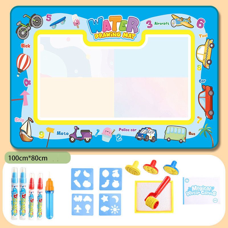 Water Doodle Mat Kids Toys Reusable Painting Writing Doodle Water Color Drawing Board Toddlers Preschool Education Toys - KIWI UNIVERS