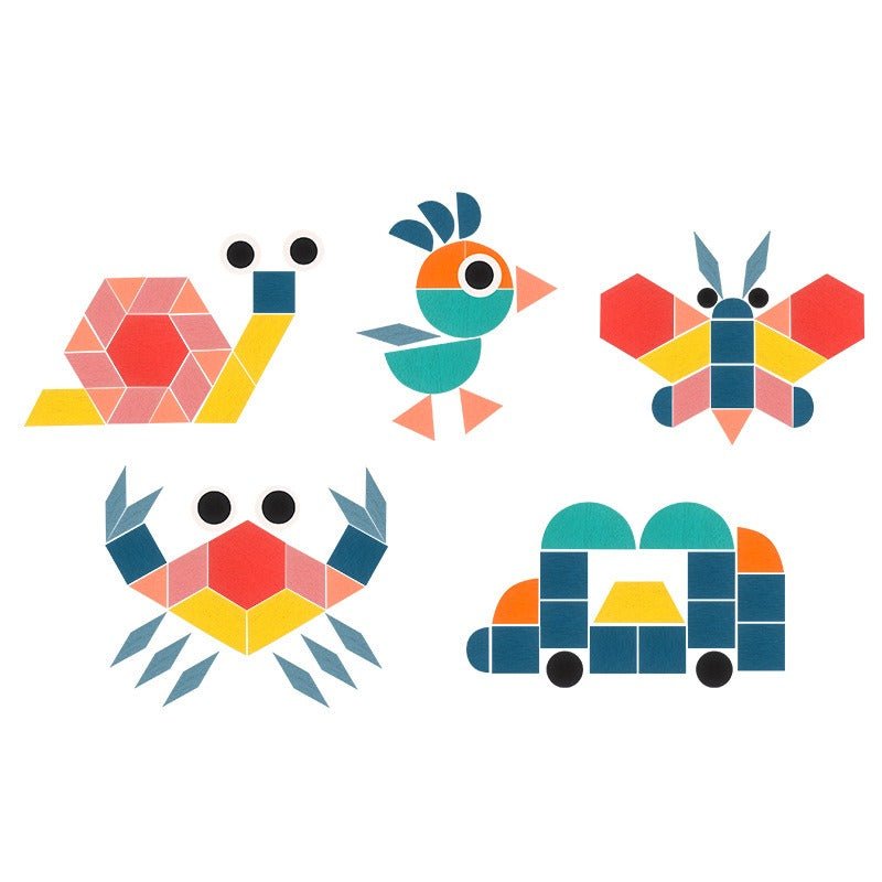 Puzzle géométrique éducatif - KIWI UNIVERS
