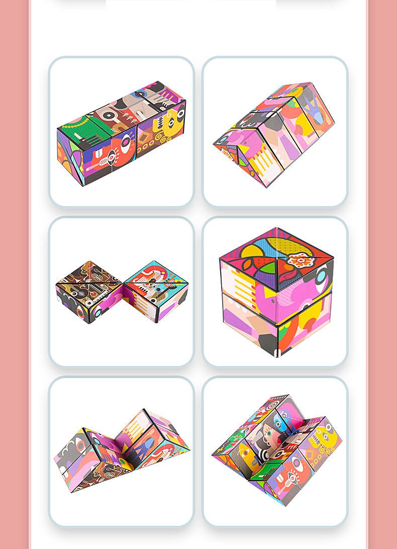 Variable Rubik's Cube Unlimited Folding Rubik's Cube Multi functional Decompression Educational Toy - KIWI UNIVERS
