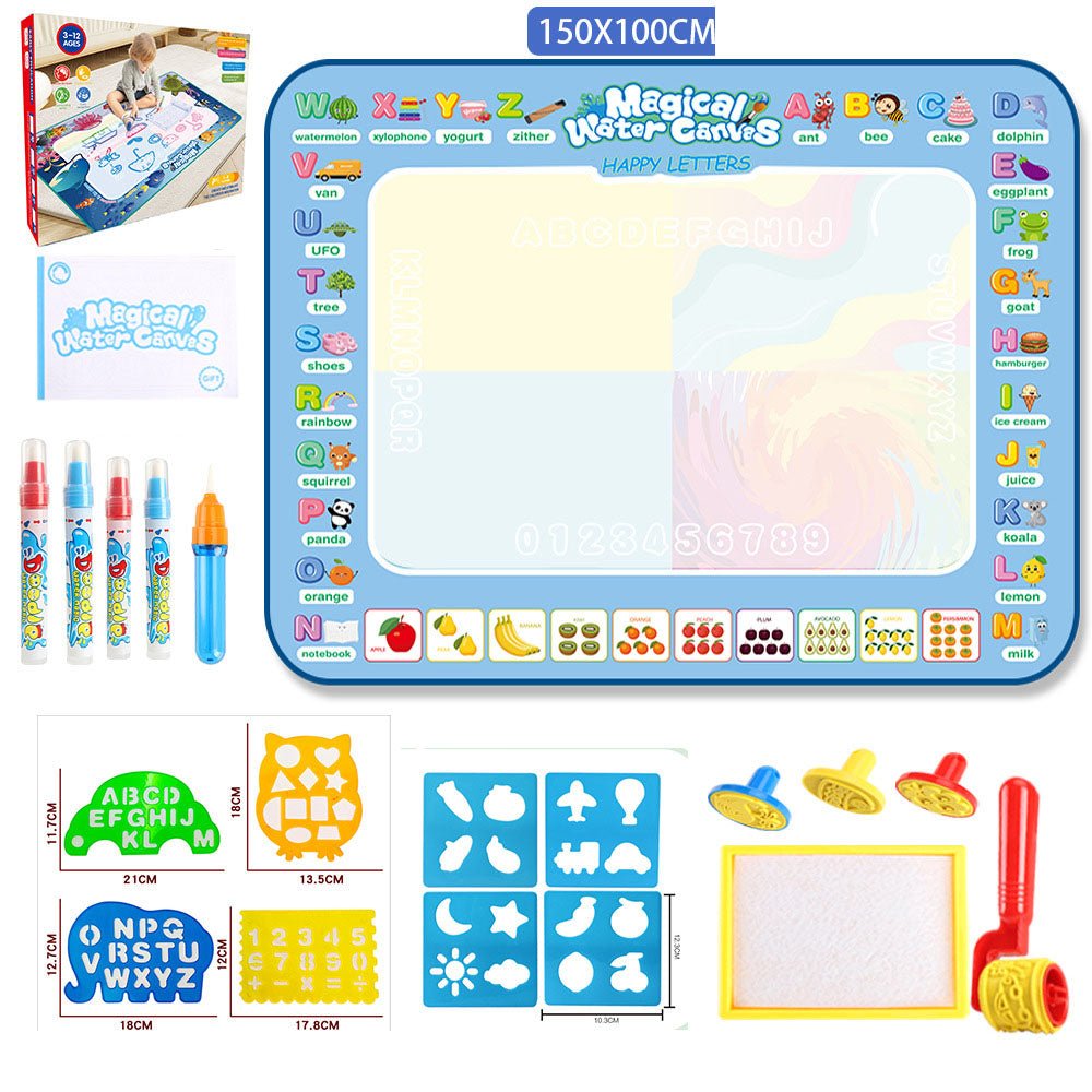 Water Doodle Mat Kids Toys Reusable Painting Writing Doodle Water Color Drawing Board Toddlers Preschool Education Toys - KIWI UNIVERS