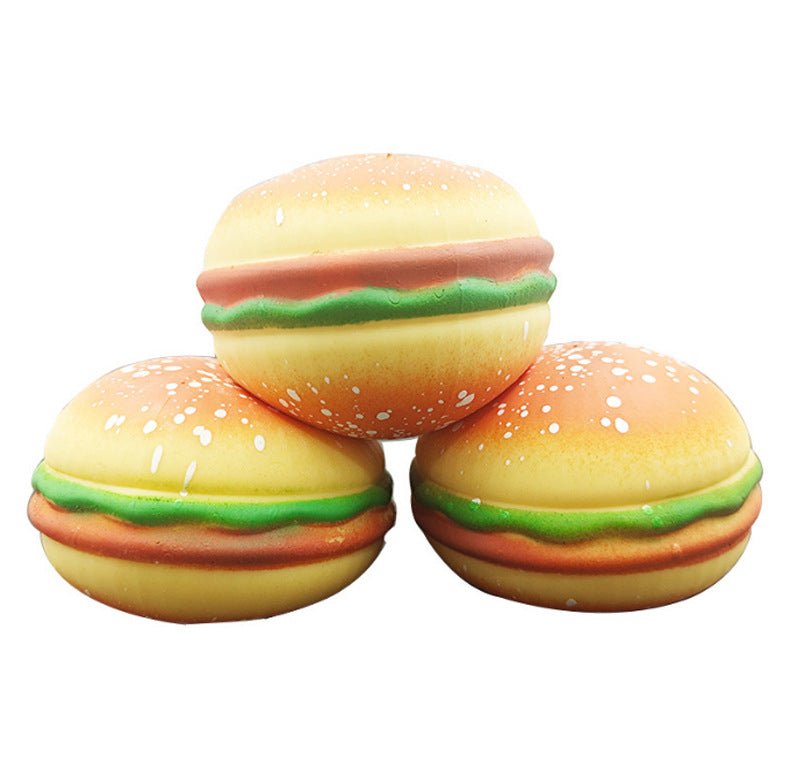 Creative Decompression Burger To Vent Tofu Ball Food Bread Slow Rebound Decompression Pinch Music Toy - KIWI UNIVERS