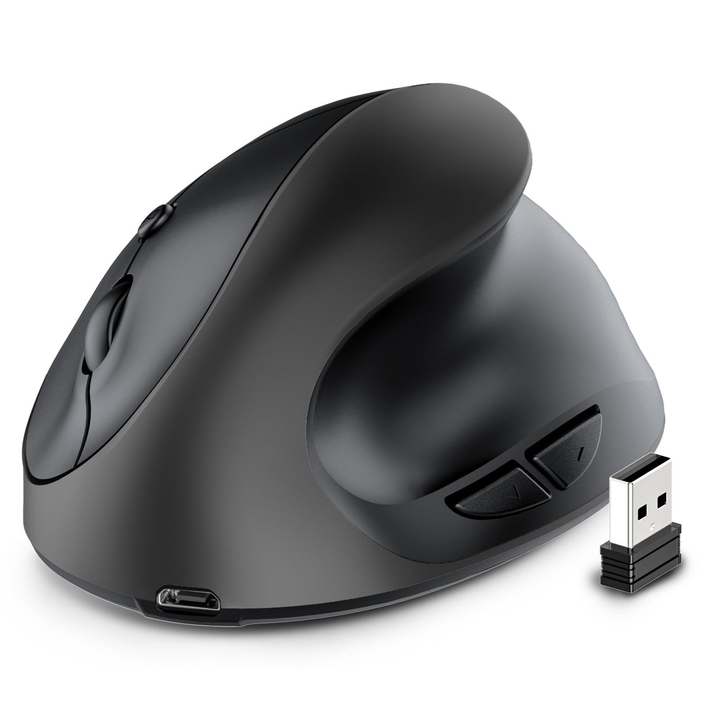 Vertical vertical grip rechargeable silent wireless anti mouse hand designer drawing office creative ergonomic mouse - KIWI UNIVERS