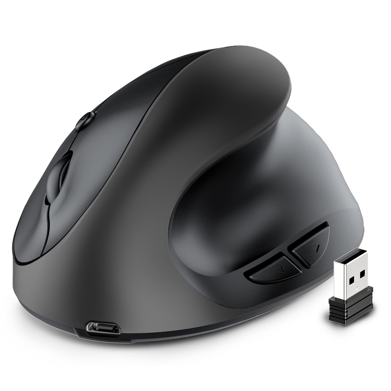 Vertical vertical grip rechargeable silent wireless anti mouse hand designer drawing office creative ergonomic mouse - KIWI UNIVERS