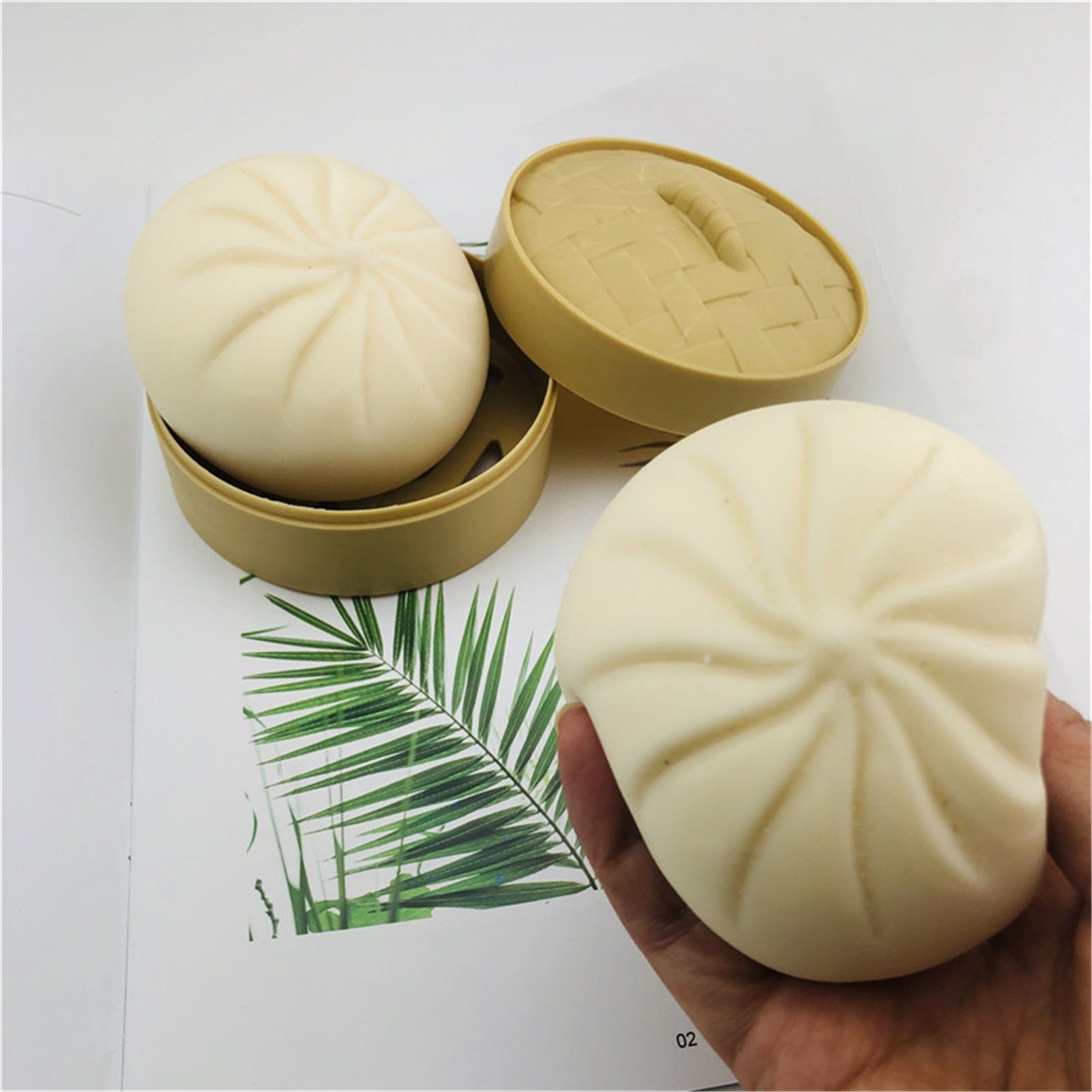 Stress Relief Toy Decompression Sensory Fidget Toy Unzip Toy Steamed Stuffed Bun Simulation Fidget Toy Set - KIWI UNIVERS