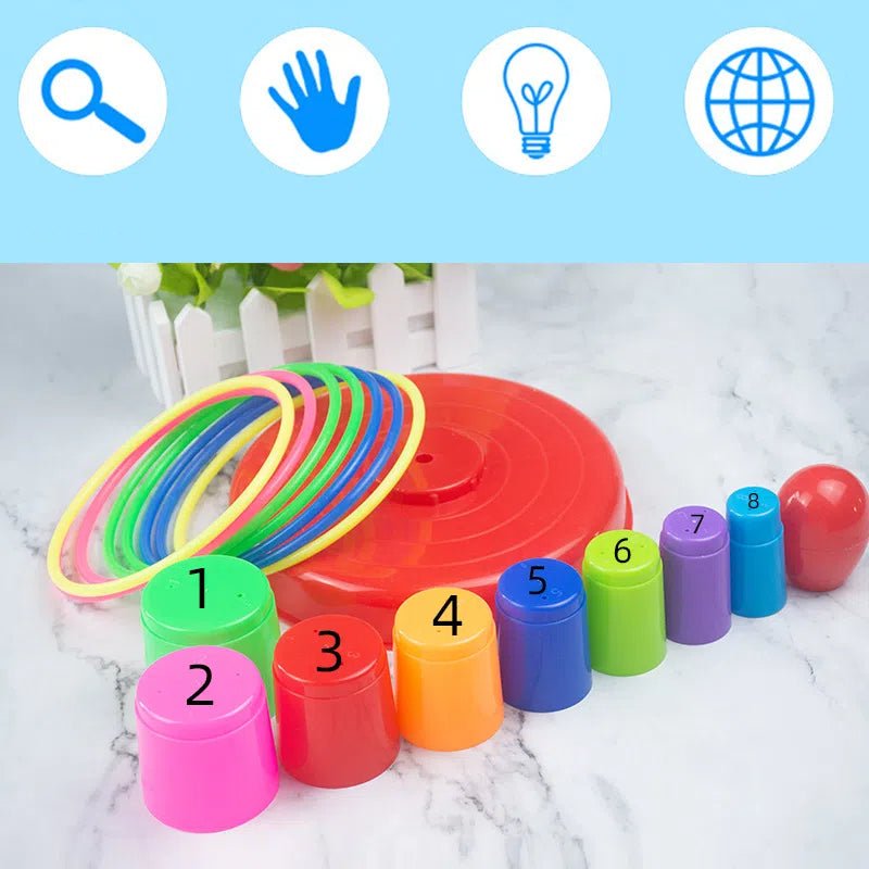 Creative Stacking Music Set Circle Toy Large Parent Child Throwing Ring Children's Stress Relieving Toy - KIWI UNIVERS