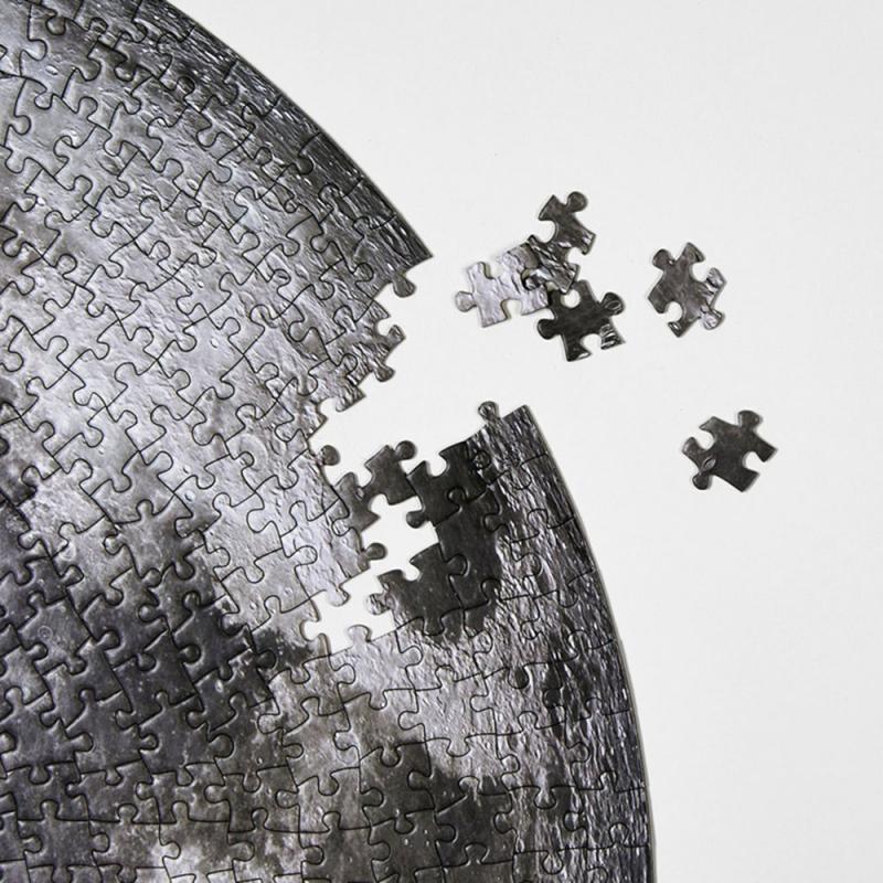 Puzzle rond Lune/Terre 1000 pièces, difficile pour adultes et enfants, puzzle planètes, jouets éducatifs - KIWI UNIVERS