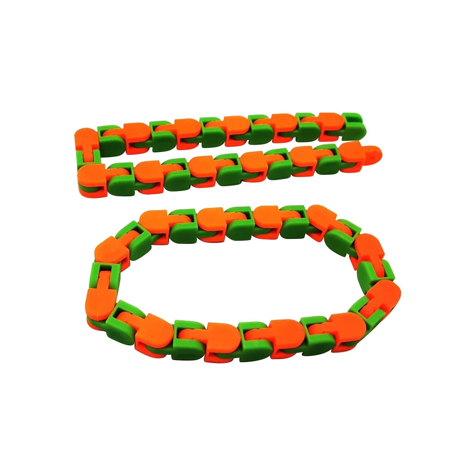 Bicycle chain track decompression toy Fidget pressure toy for 24 children / students with autism and ADHD - KIWI UNIVERS