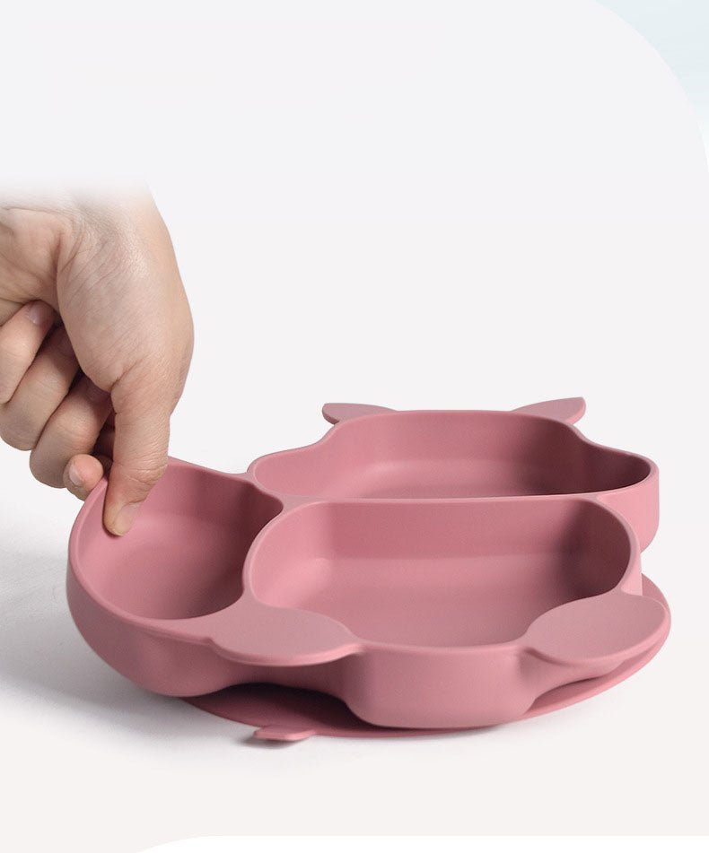 Vaisselle Silikon Enfant : Assiette et Couverts - KIWI UNIVERS
