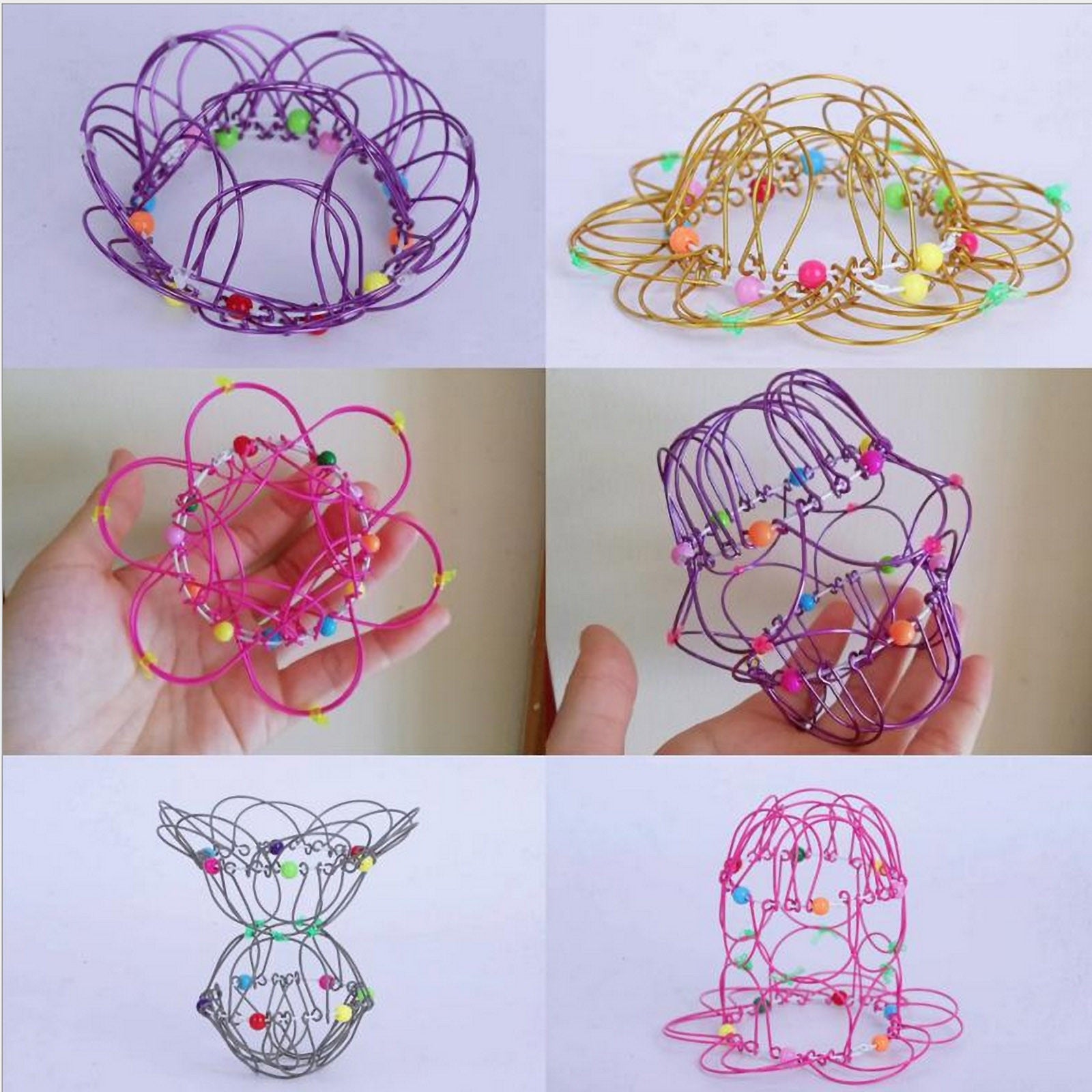 Fidget Toys Popit Make Magic Steel Iron Ring Decompression Flexible Basket Soft Magical Toys Anti Stress Kids Gifts Juguetes - KIWI UNIVERS