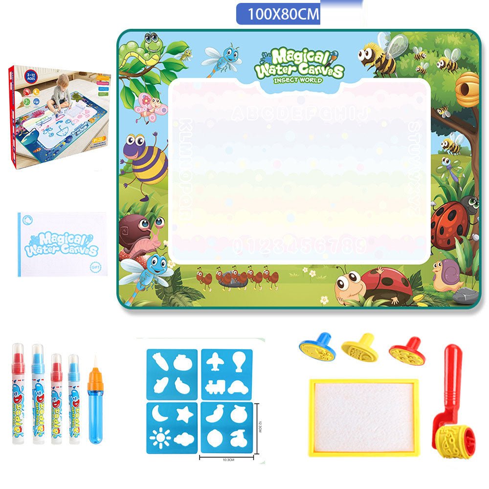 Water Doodle Mat Kids Toys Reusable Painting Writing Doodle Water Color Drawing Board Toddlers Preschool Education Toys - KIWI UNIVERS