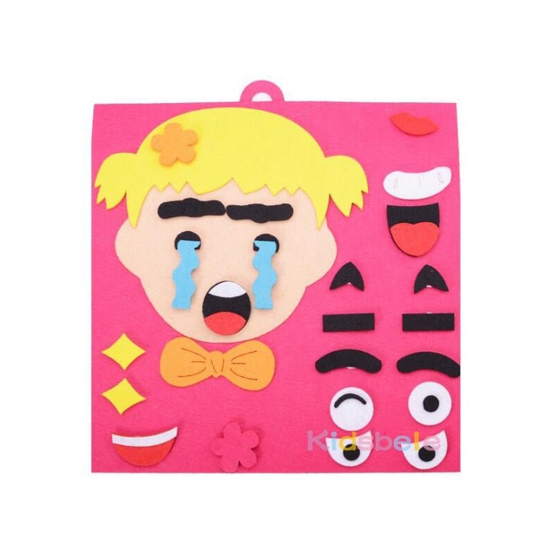 Toys Emotion Change Puzzle Toys 30CM*30CM Creative Facial Expression Kids Educational Toys For Children Learning Funny Set - KIWI UNIVERS