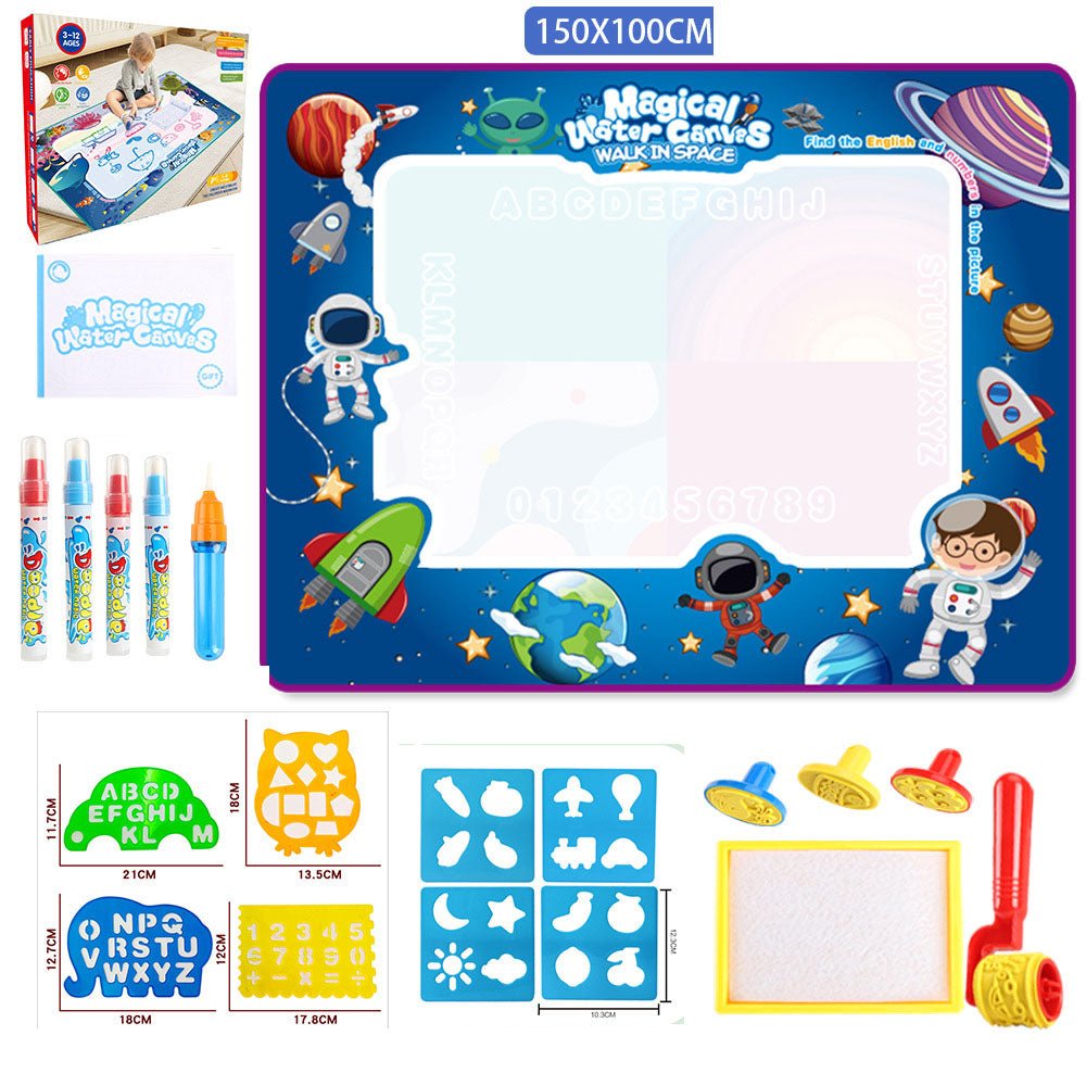 Water Doodle Mat Kids Toys Reusable Painting Writing Doodle Water Color Drawing Board Toddlers Preschool Education Toys - KIWI UNIVERS