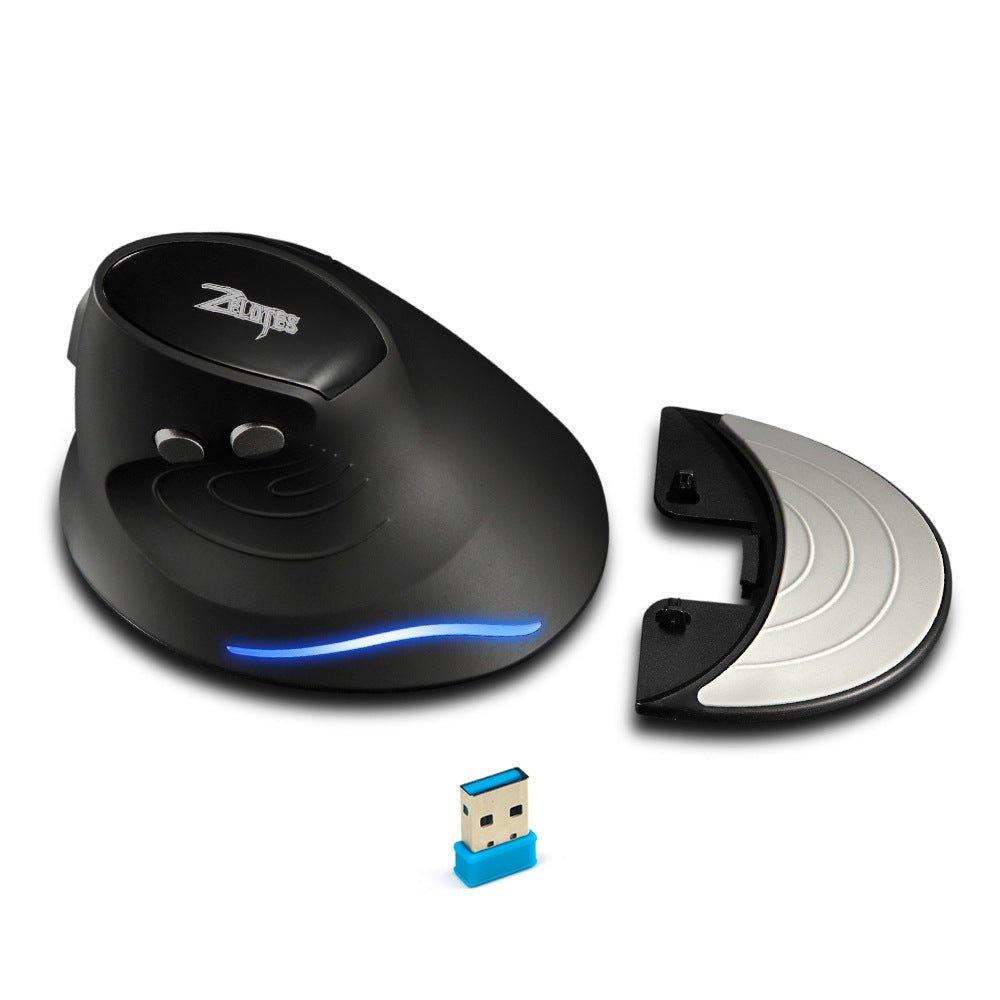 Master F17 Vertical Mouse Ergonomic Worm Anti Mouse Hand Laptop Desktop Wireless Mouse - KIWI UNIVERS