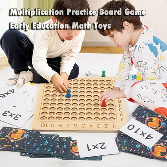 Children's Puzzle Multiplication Practice Teaching Aid Parent - Child Interaction Early Education Multiplication Formula Table Training Thinking Toy - KIWI UNIVERS