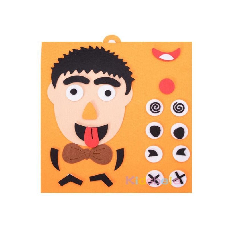 Toys Emotion Change Puzzle Toys 30CM*30CM Creative Facial Expression Kids Educational Toys For Children Learning Funny Set - KIWI UNIVERS