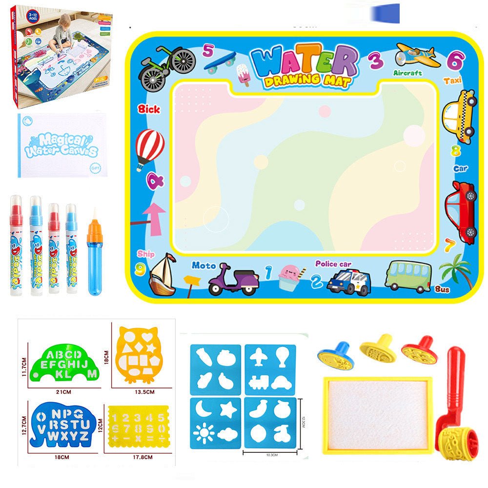 Water Doodle Mat Kids Toys Reusable Painting Writing Doodle Water Color Drawing Board Toddlers Preschool Education Toys - KIWI UNIVERS