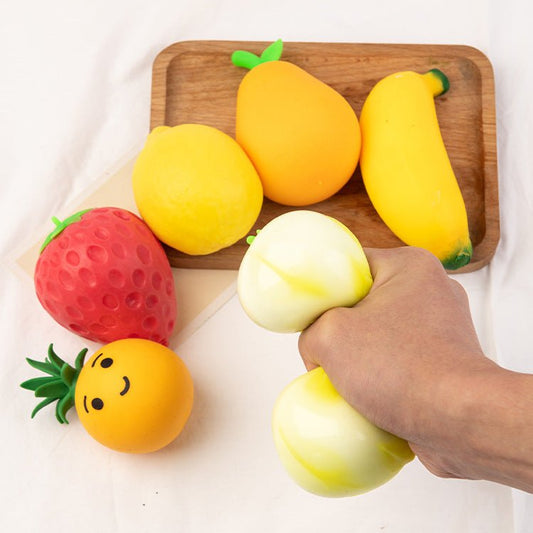 Boule anti - stress fruits et légumes en gel - KIWI UNIVERS