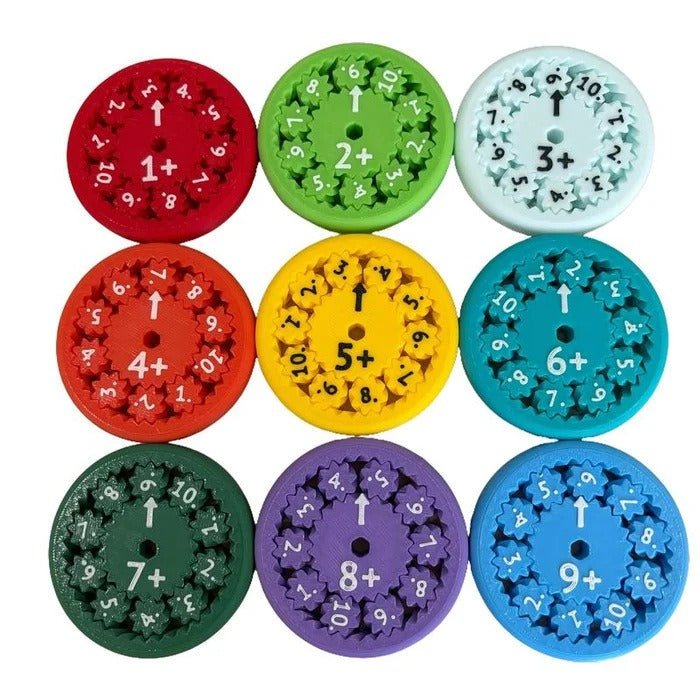 MATH FIDGET SPINNERS 9 - piece math fidget spinner teaching enlightenment toy - KIWI UNIVERS