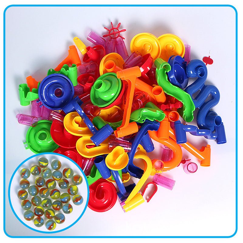 105PCS DIY Construction Marble Race Run Maze Balls Track Building Blocks Children Gift For Baby Educational Toys - KIWI UNIVERS